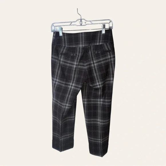 0103W. Bebe TROUSERS‎ PLAID BROWN IN COLOR SZ 0 ZIPPER/SLIDES FLY - Picture 6 of 9